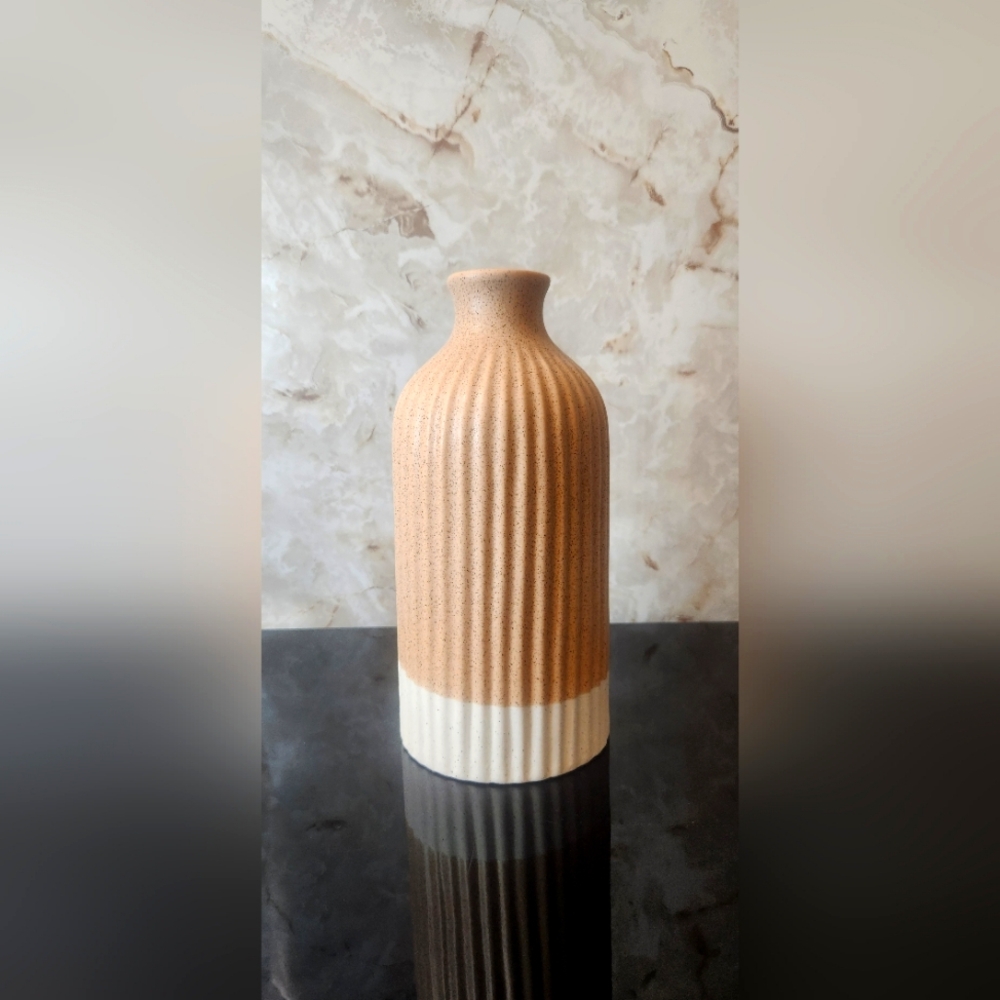 Labcosi Ceramic Vase, Flower Vase for Centerpieces, Large Farmhouse Vase Set for